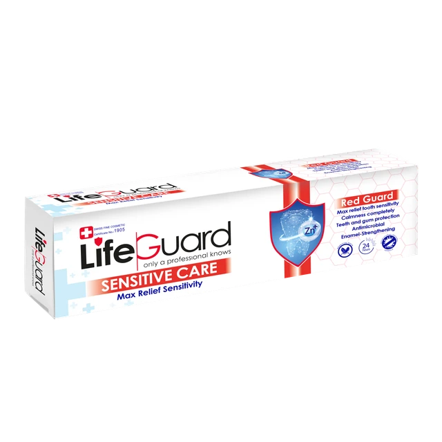 خمیر دندان حساس (Red Guard) برند لایف گارد با حجم 120 گرم - Image 6